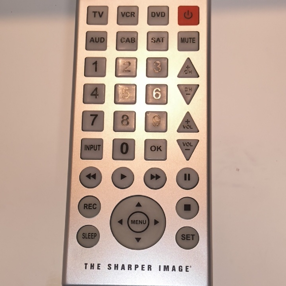 The Sharper Image Silver Remote Control